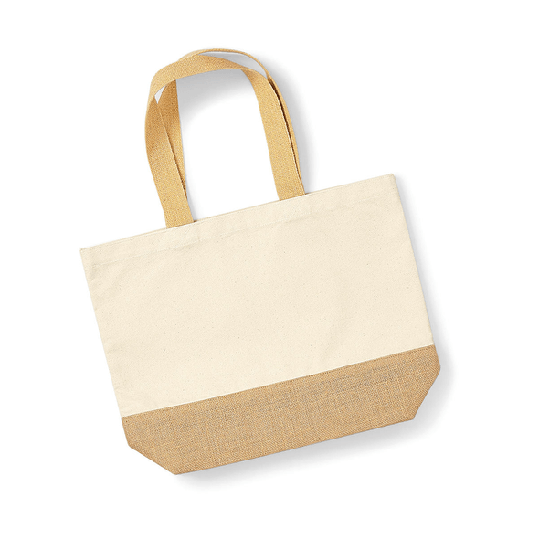 Westford Mill | Canvas bag with jute base